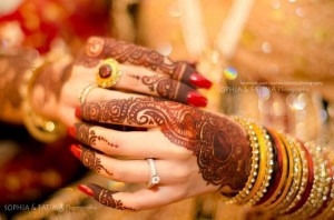 Bridal mehandi for hands