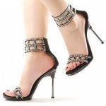 Bridal shoes black