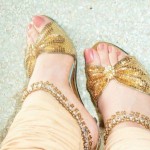 Bridal shoes for mehndi