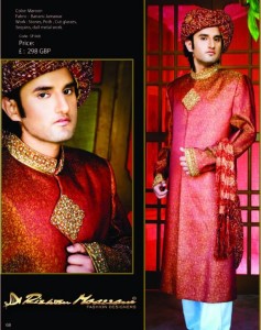 Groom wear Wedding Sherwanis By Rizwan Moazzam 2012