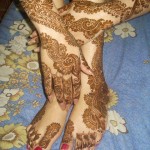 Hand and feet bridal mehndi