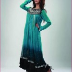 Madiha Noman Formal Wear green Dresses