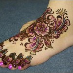 Indian Mehndi designs for feet