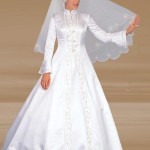 Modest muslim wedding gowns