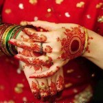 Tikya mehndi for bride