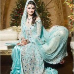 embroidered bridal walima dresses