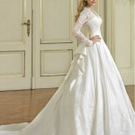 fish style wedding gown designs