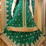 green bridal dress designs 2013