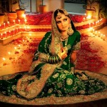 green bridal lehngas for pakistani brides