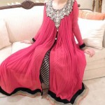 stylish open shirt pakistani dress