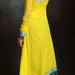 Embroidered bridal mehndi dresses