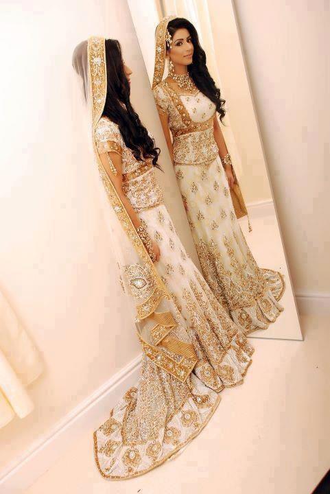 ... Pakistani bridal dresses in white color â€“ White bridal dresses 2013