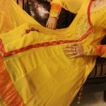 Open shirt bridal mehndi dresses