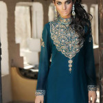 PAkistani dresses with closed neck