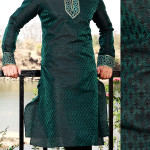 Green kurta pajama fashion in pakistan