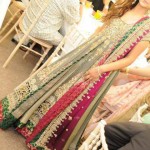 Pakistani walima dress in maxi style