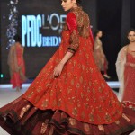 Party wear frock with back embroidery