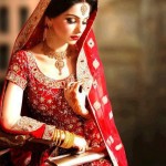 latest bridal dresses in red color