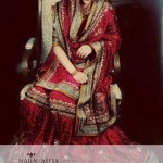 red bridal shara designs