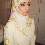 Arabic bridal hijab