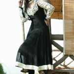 Black anarkali frock designs