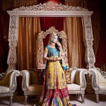 Bridal long shirt mehndi dress