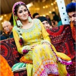 Bridal mehndi dress for wedding