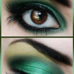 Eyemake up in three colors