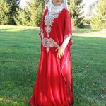 Muslim brides with hijab