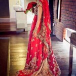 Red tail style bridal dresses