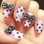 black white nail art ideas