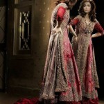 Pakistani bridal dresses in tail style