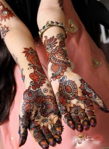 Arabic bridal mehndi designs 2013