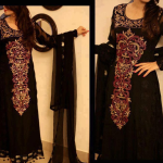 Black pakistani formal dresses