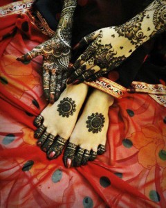 Bridal mehndi designs for hands and feet