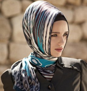 Designers silk hijab designs