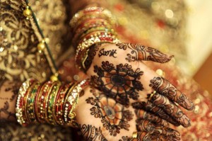 Indian style bridal mehndi designs