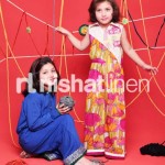 Nishat linen kids dresses 2013