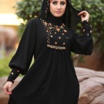 Stone work abaya designs