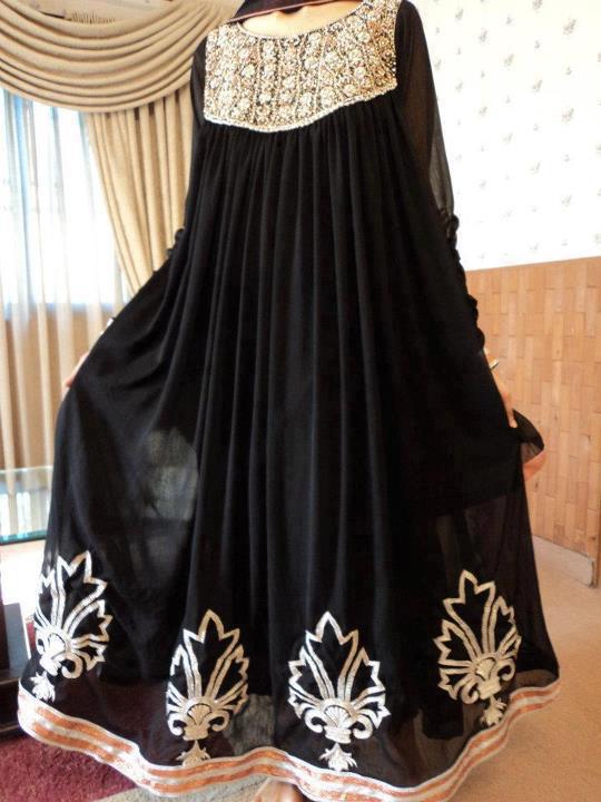 black color frock