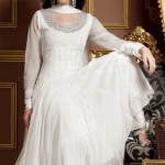 Frock designs in white color