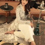 Pakistani white formal dresses 2013