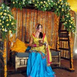 Bridal mehndi dresses 2013 sharara style