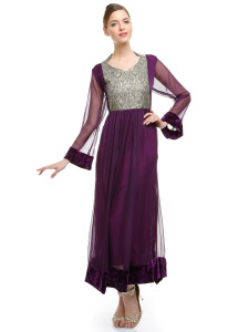 Chiffon party wear dresses