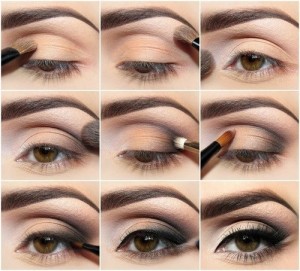 Deep set eye makeup steps