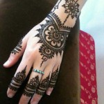 Indian eid mehndi design patterns 2013