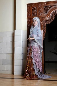 Indonasian muslim bridal dresses