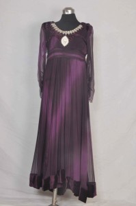 Purple chiffon dresses 2013