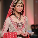 Zaheer Abbas bridal dresses in red color