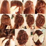 Curvy hair braid for long hairs